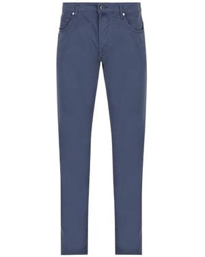 Hand Picked Ravello Jeans Mit Logo-Patch - Blau