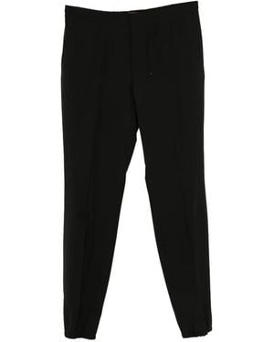 ZEGNA Pantalon À Lien De Resserrage - Black