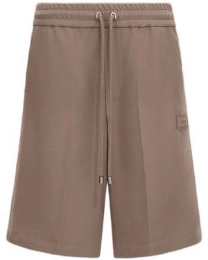 Amiri Crystals Denim Shorts - Grey