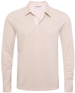 Orlebar Brown Garfield Long-Sleeve Polo Shirt - Pink