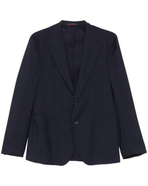 The Gigi Double-Breasted Blazer - Blue