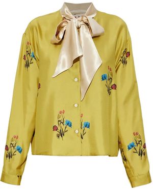 Marni Silk Blouse - Yellow