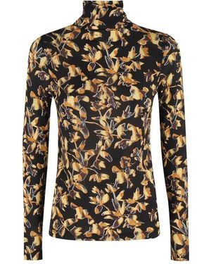 Ulla Johnson Floral-Print Top - Black