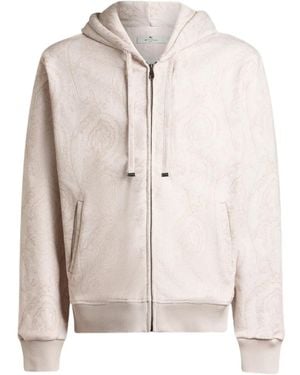 Etro Arnica-Motif Hoodie - Natural