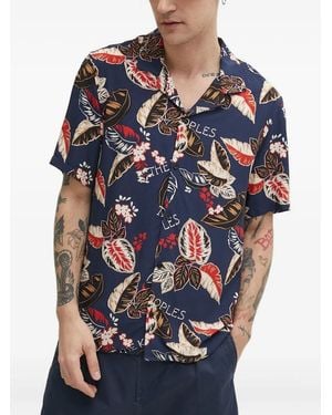 The Kooples Camicia Con Stampa - Blu