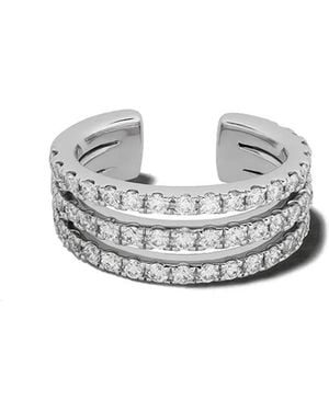 We by WHITEbIRD Pendiente Earcuff Joséphine En Oro Blanco De 18Kt Con Diamante