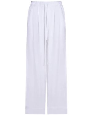 Thom Krom Drawstring Trousers - White