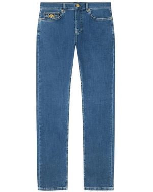 Versace Medallion-Pocket Denim Jeans - Blue