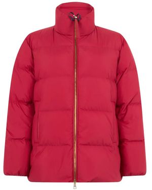 Moncler Vivantesse Short Down Jacket - Red