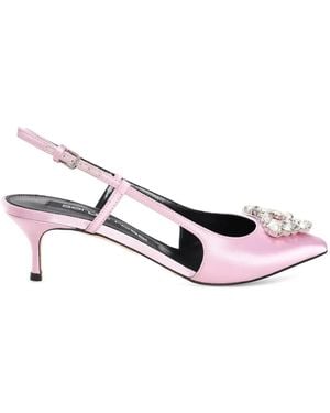 Sergio Rossi 50Mm Sr. Godiva Court Shoes - Pink