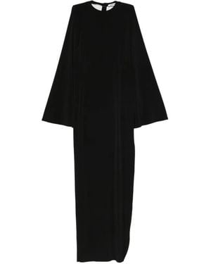 DARKPARK Jenna Split-Cuff Long-Sleeve Maxi Dress - Black