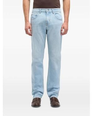 7 For All Mankind The Straight Crystal Jeans - Blue