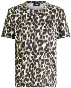 Fusalp T-Shirt Talixe À Motif Léopard - Black