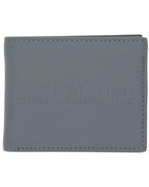 KARL LAGERFELD Debossed-Logo Bifold Wallet - Grey