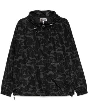 A Bathing Ape Abc Camo Lightweight Jacket - Black