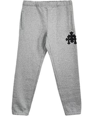 Chrome Hearts Jogginghose Mit Logo-Patch - Grau