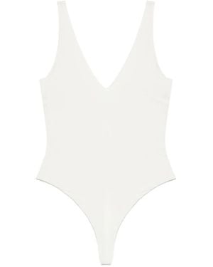 Entire studios Body Con Cuello En V - Blanco