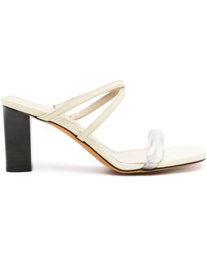 Maryam Nassir Zadeh Sandalen Aus Leder 80Mm - Weiß