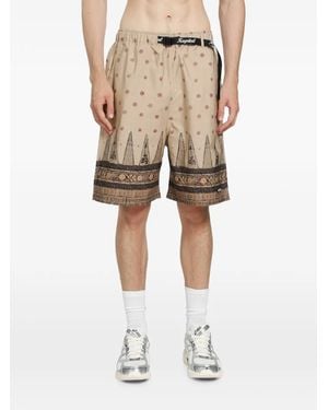 Kapital Sarasa Printed Shorts - Natural