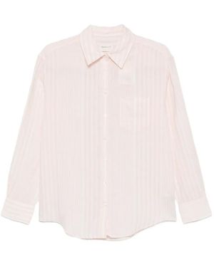 GANT Striped Chest-Pocket Shirt - Pink