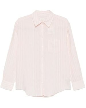 GANT Striped Chest-Pocket Shirt - Pink