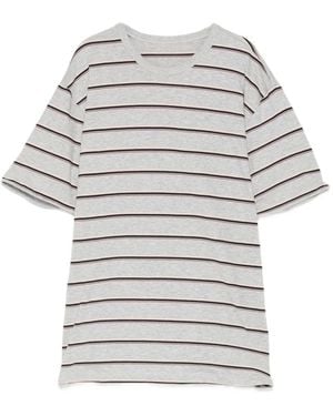 JNBY T-Shirt Rayé Noué - White