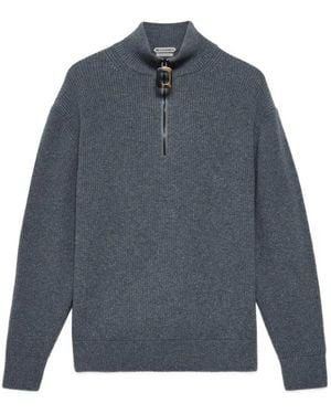 JW Anderson Jersey Con Media Cremallera - Azul