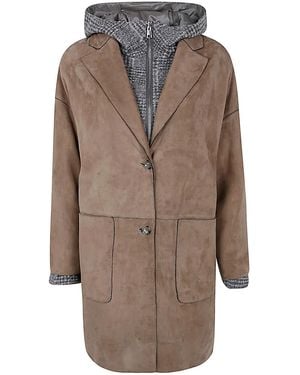 The Jackie Leathers Trench En Daim - Marron
