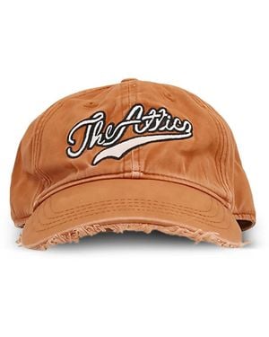 The Attico Embroidered-Logo Baseball Cap - Orange