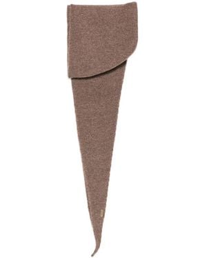 Barbour Écharpe En Maille Fine Penny - Marron