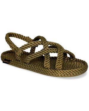 Bohonomad Rope Flat Sandals - Green