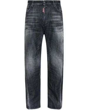 DSquared² Fog Wash Teddy Jeans - Blue