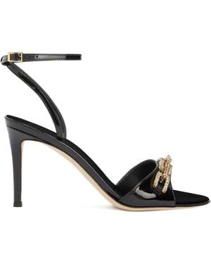Giuseppe Zanotti Evry ビジュートリム サンダル - ブラック