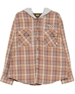 Mini Cream Logo-embroidered Hood Jacket - ナチュラル