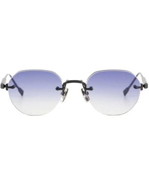 Sato Eyewear Terebellum I Sonnenbrille Mit Panto-Gestell - Blau