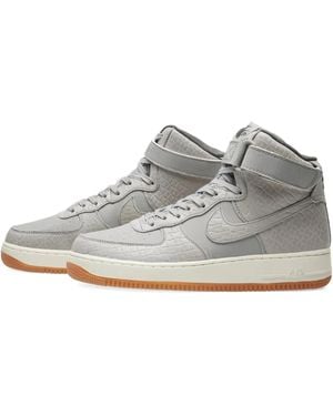 Nike Air Force 1 Hi "Croc Wolf Gum" Trainers - Grey