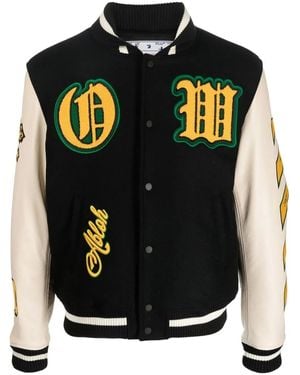Off-White c/o Virgil Abloh Off Graphic Varsity Sn24 - Black
