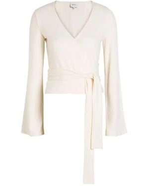 Reformation Blusa Kylen Con Cuello En V - Blanco