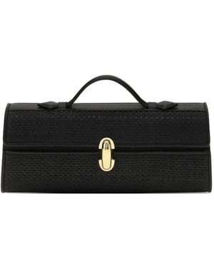 SAVETTE Symmetry Woven Tote Bag - Black