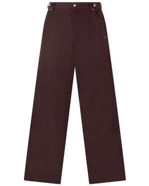 Roberto Cavalli Button-Fastening Pocket Trousers - Purple