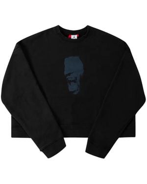 Nike Pullover Mit Grafischem Print - Schwarz