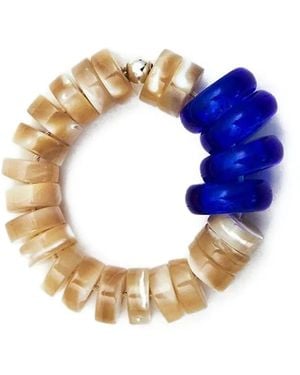Santaniello Mother-Of-Pearl Lento Ring - Blue
