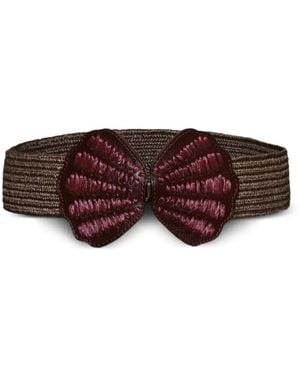Johanna Ortiz Boho Seashells Belt - Brown
