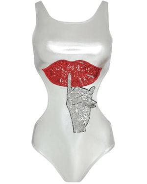 Brigitte Bardot Shiu Carnaval 水着 - ホワイト