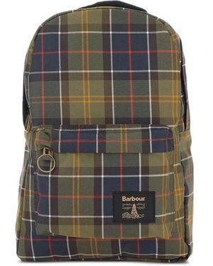 Barbour Mochila a cuadros tartán - Multicolor
