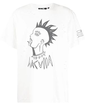 Haculla Hac Punk Cotton T-Shirt - White