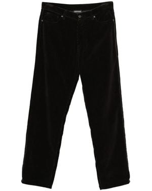 Emporio Armani ストレートパンツ - ブラック