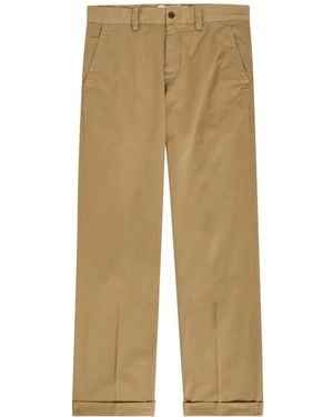GANT Pantalon Évasé À Boutonnière - Natural