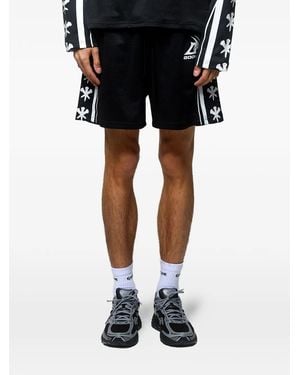 GODMADE Logo-Detail Shorts - Black