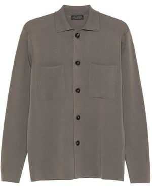 Dell'Oglio Chemise En Maille Fine - Gris